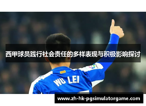 西甲球员践行社会责任的多样表现与积极影响探讨
